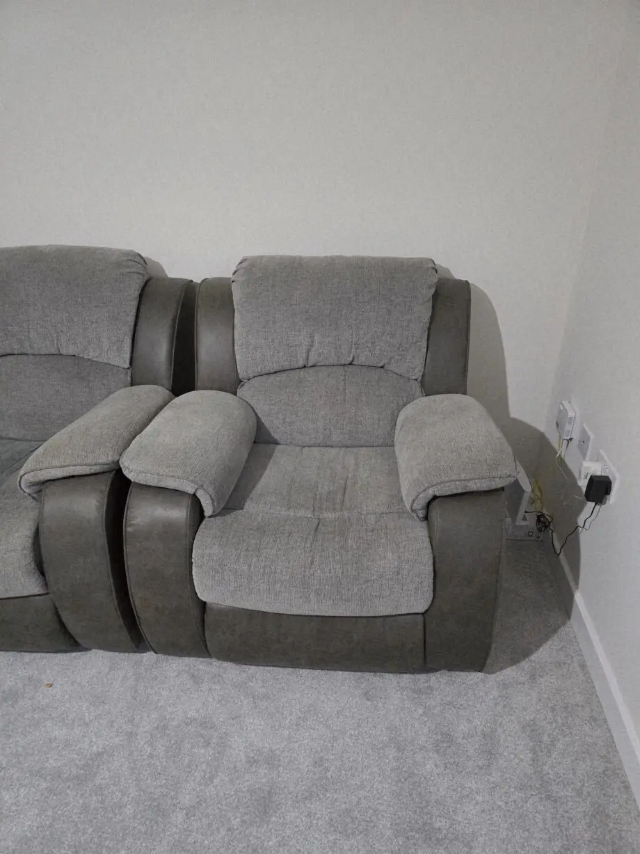 Charleston Recliner Grey Sofa Set 3+2+1 from Range.