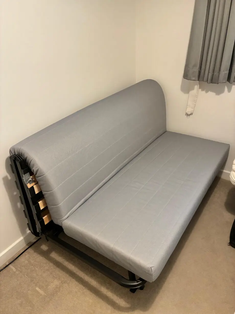Ikea Blue Lycksele 2 seater sofa bed