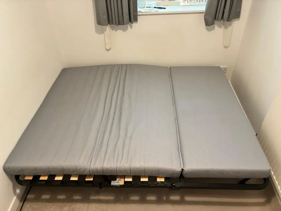 Ikea Blue Lycksele 2 seater sofa bed