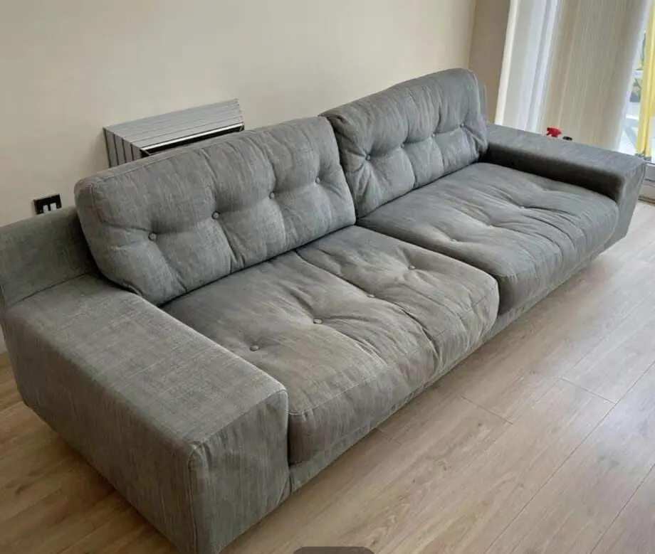 Habitat Grey Hendricks 3 Seat Sofa