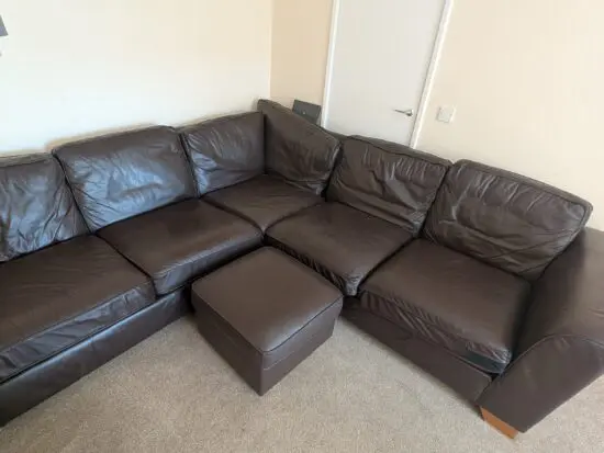 Marks and Spencer Brown Corner Sofa
