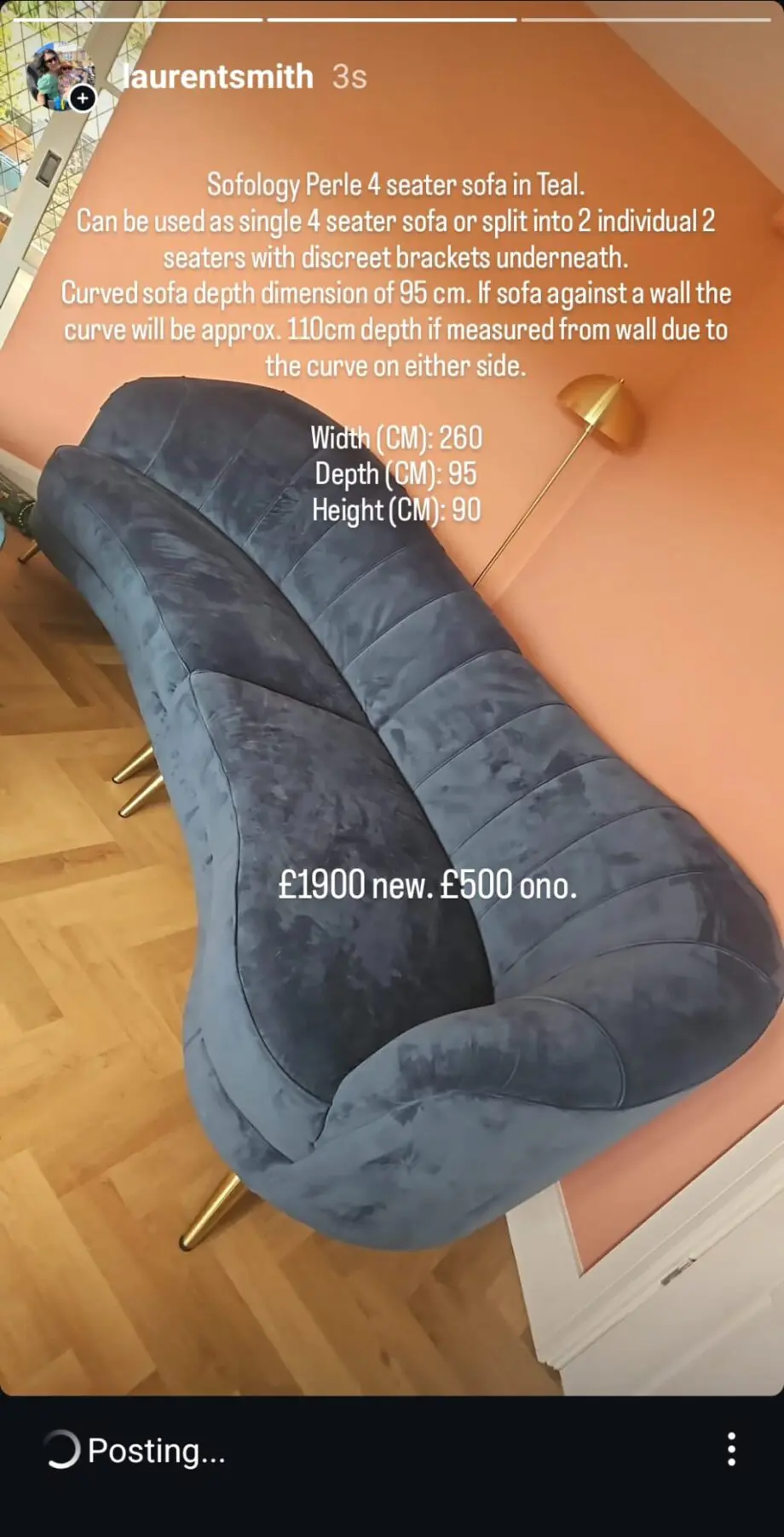 Sofology Perle 4 seater