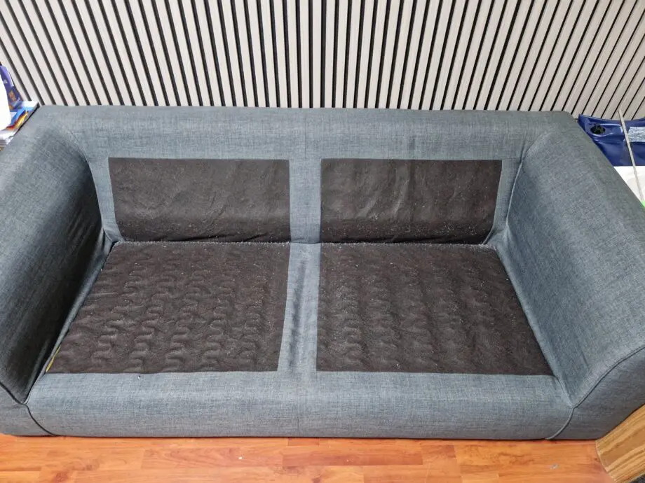 Malvern Mint Blue Fabric Removable Cushions for 3 Seater Sofa