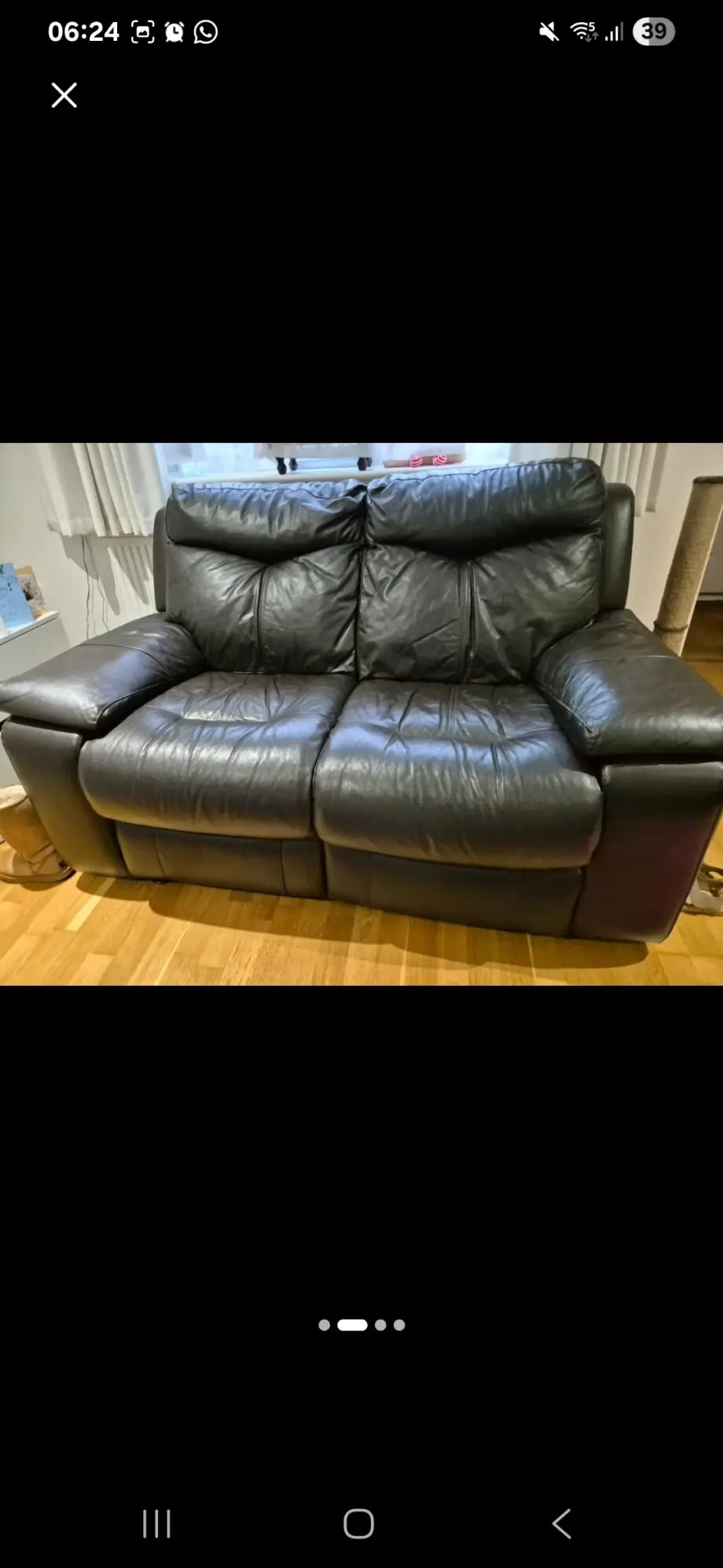 Electric Leather Recliner Sofas - Brown