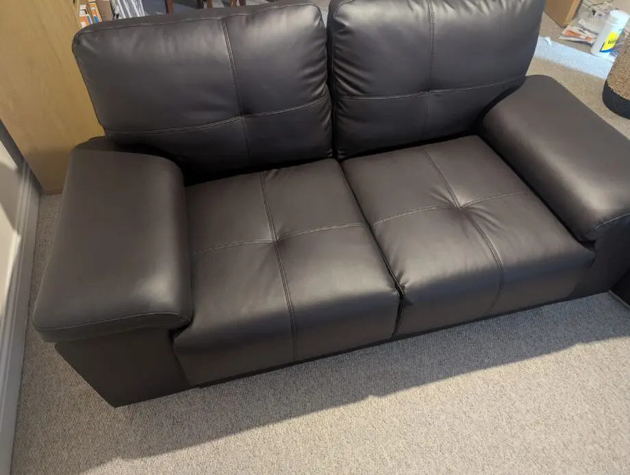 Furniture and Choice Brown Kansas 2x 2-Seater Sofas