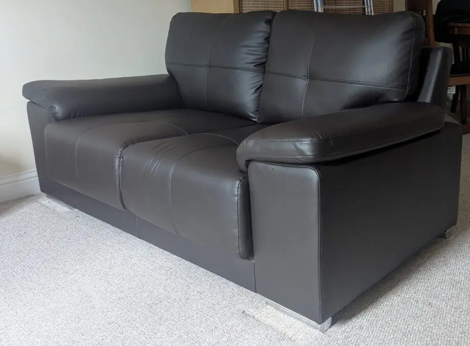 Furniture and Choice Brown Kansas 2x 2-Seater Sofas