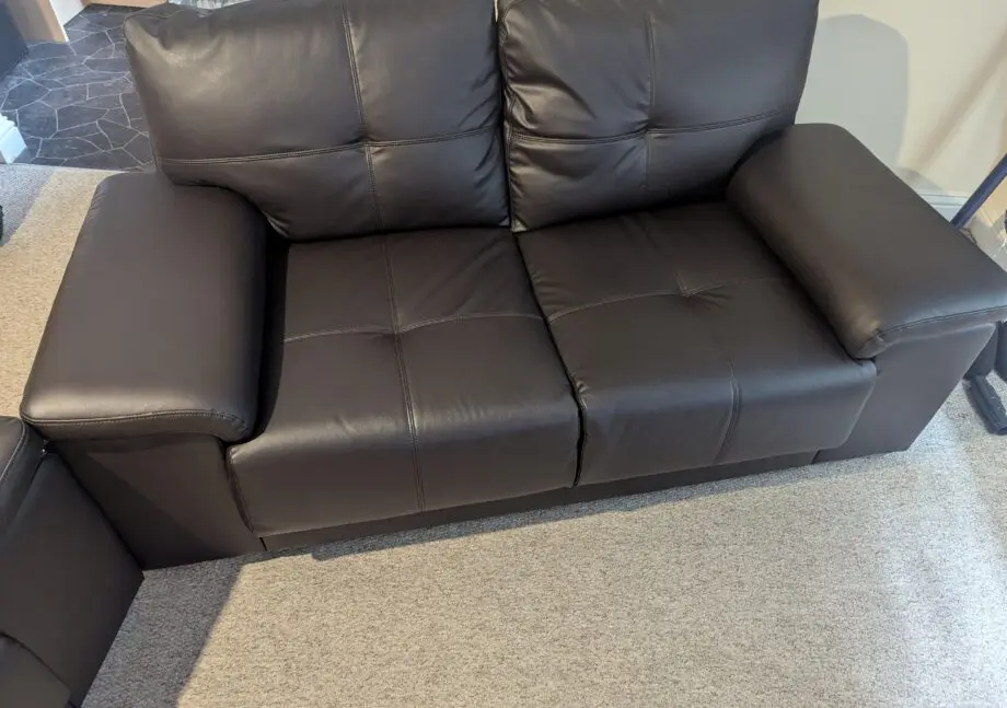 Furniture and Choice Brown Kansas 2x 2-Seater Sofas