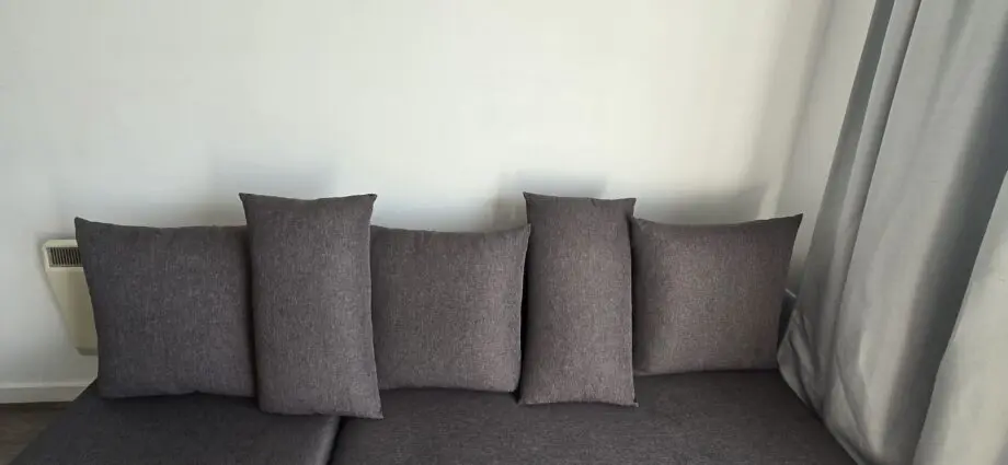 Corner Sofa Bed In Linen - Pull-Out Sofa