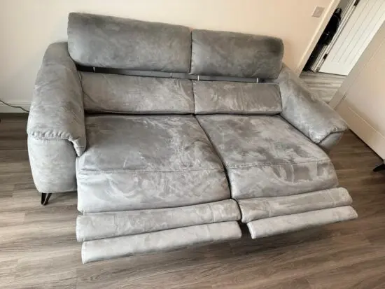 Odyssey Electric Grey Three seater recliner