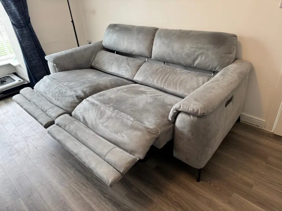 Odyssey Electric Grey Three seater recliner