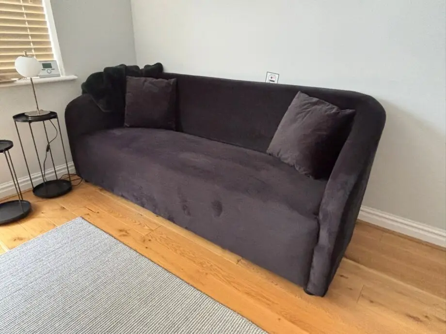 Black 2/3 seater sofa