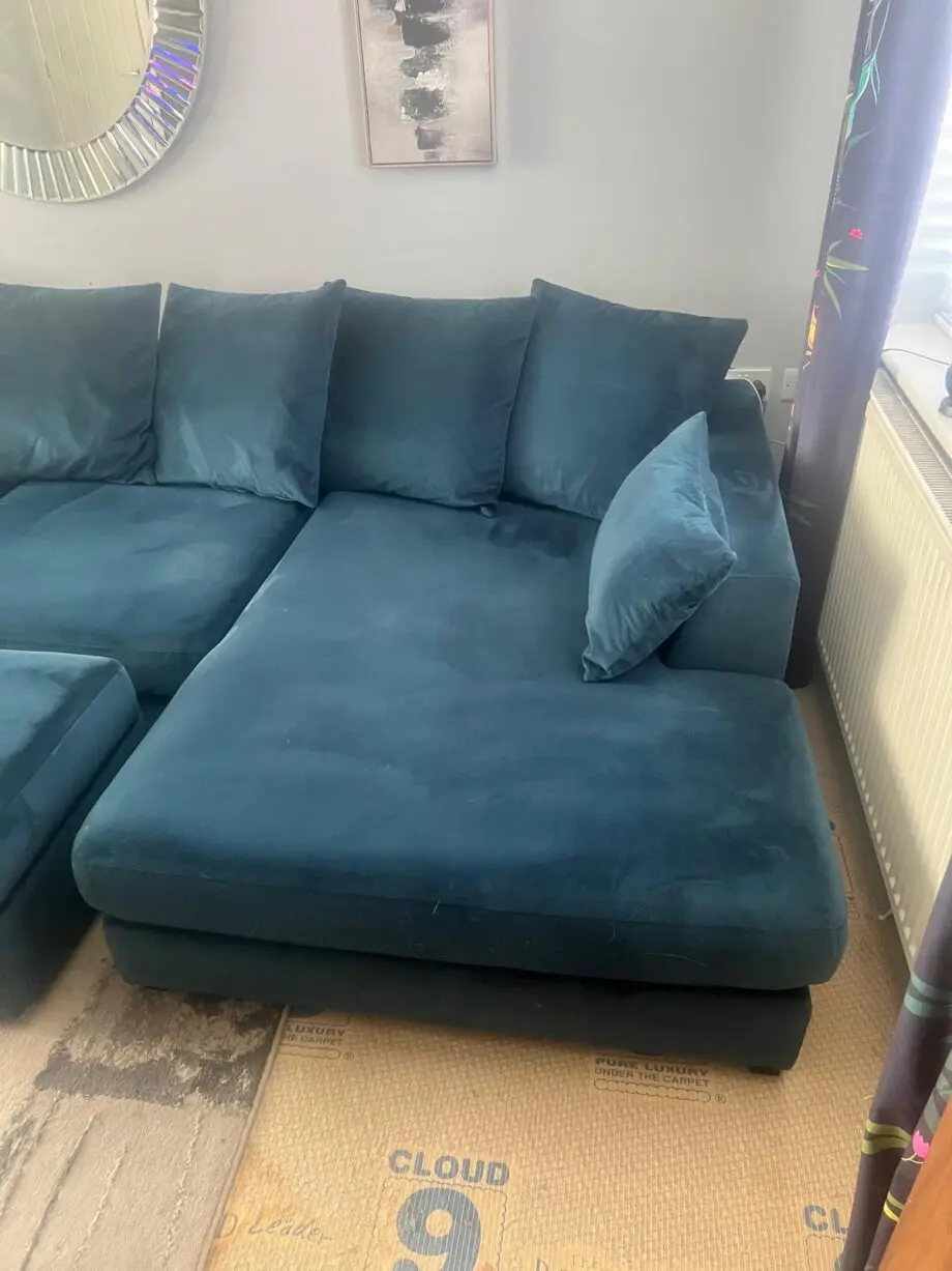 Dfs blue sofa