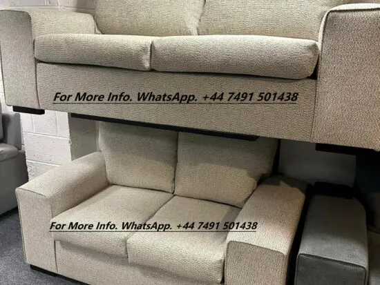 3+2 Dfs Sofa Set For Sale Cream Colour