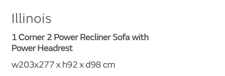 Sofology (Illinois) L Shaped Recliner Sofa