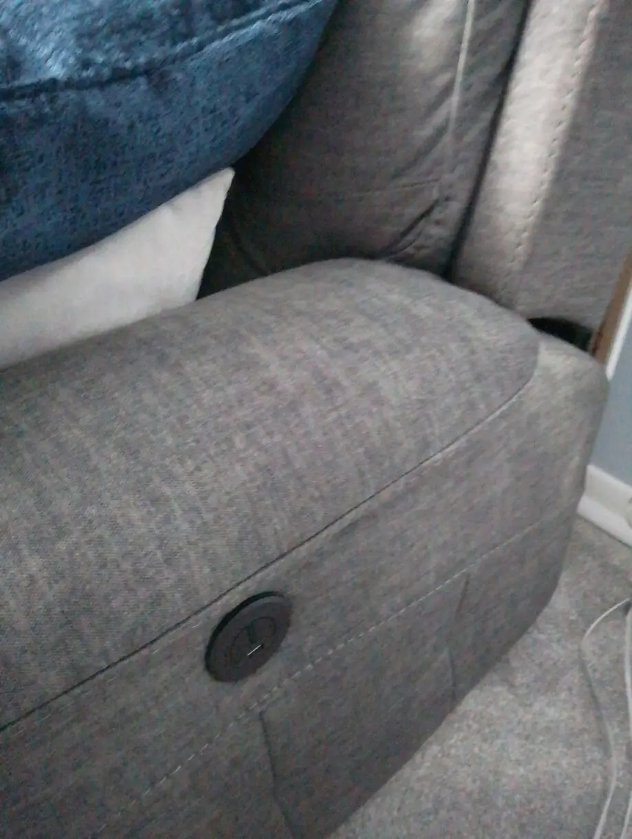 Oak furniture land electric reclining sofa and chair