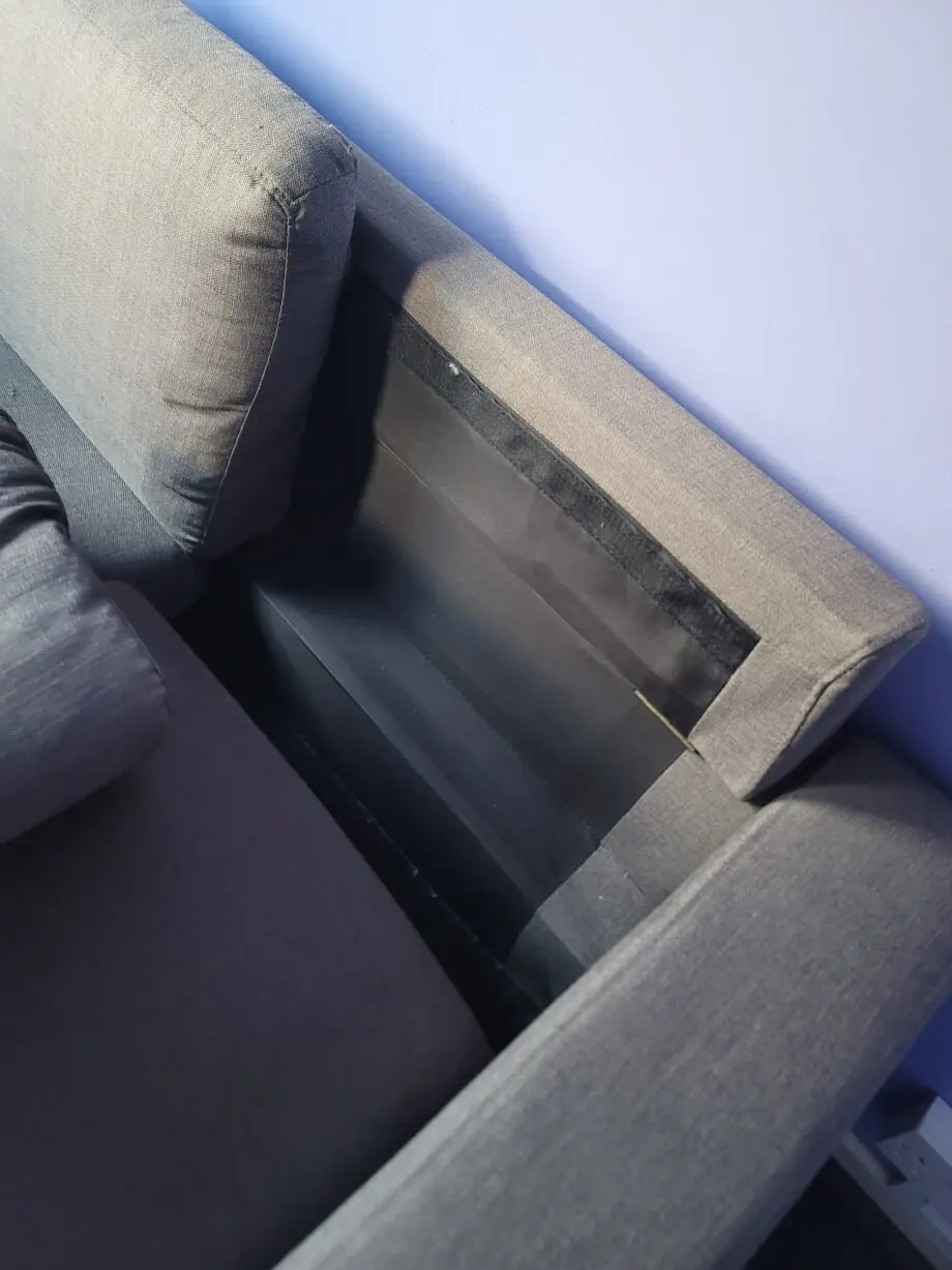 Masons du monde modular 3 seater corner sofa in grey