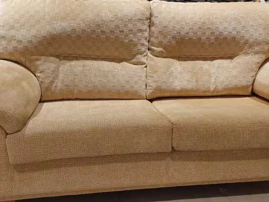 Gold settee