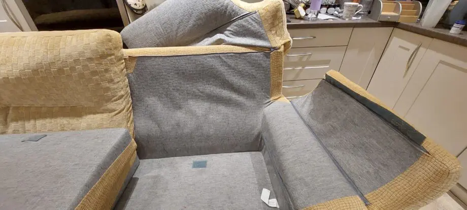 Gold settee