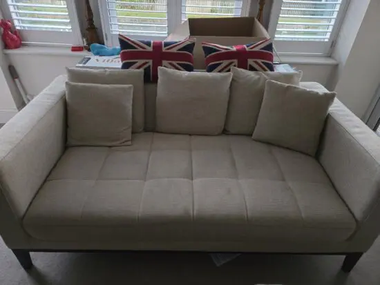 Lovely Cream 3 Seater