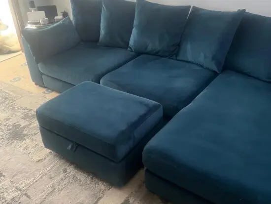 Dfs blue sofa
