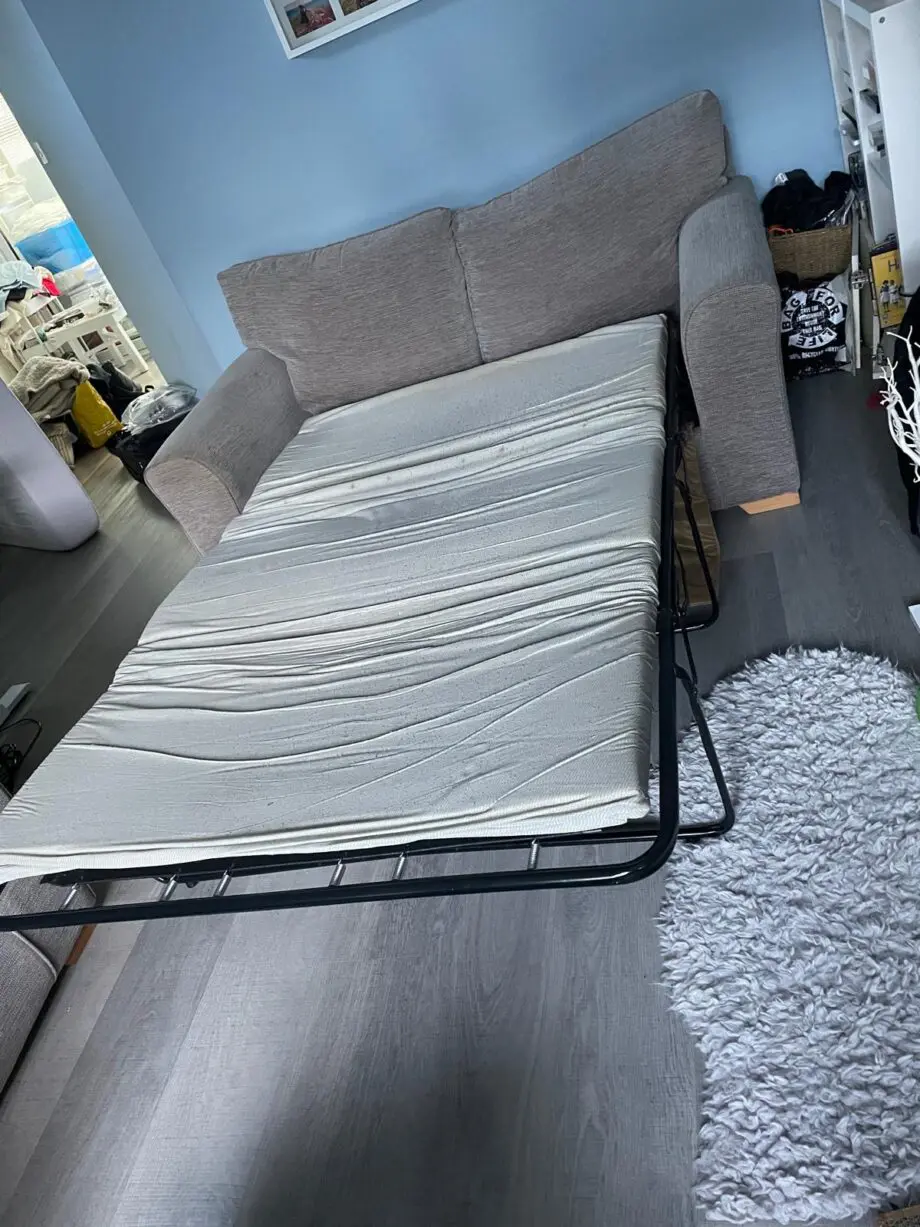 NEXT 3 piece suite - sofa, sofabed and storage footstool.