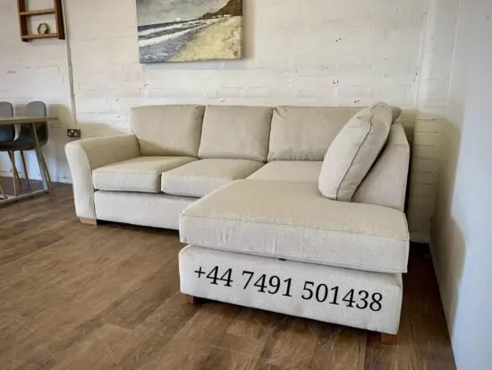 Next Brand L-Shape Corner Sofa For Sale