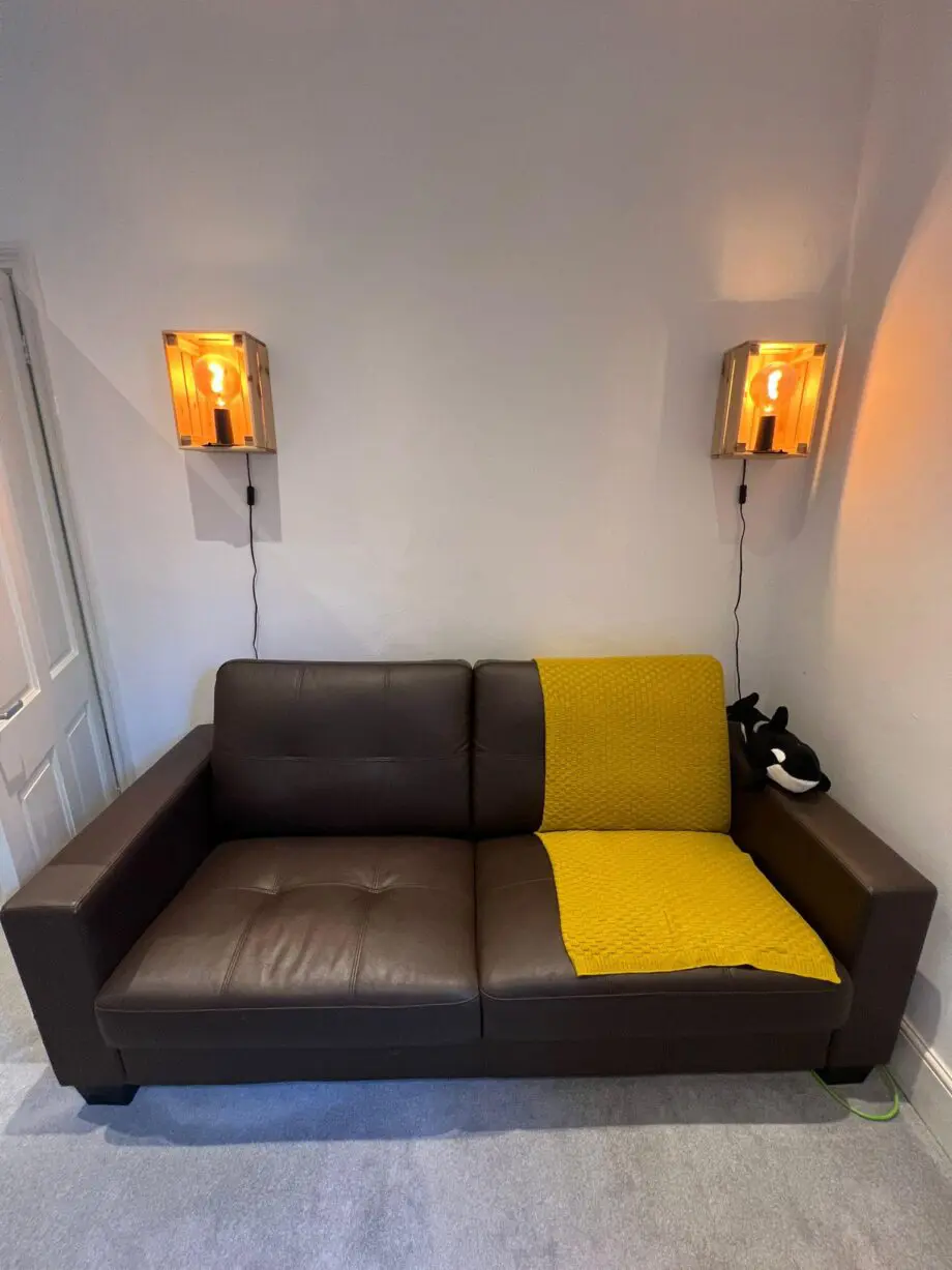 Leather Brown Sofa