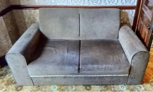 Grey 2 seater sofa