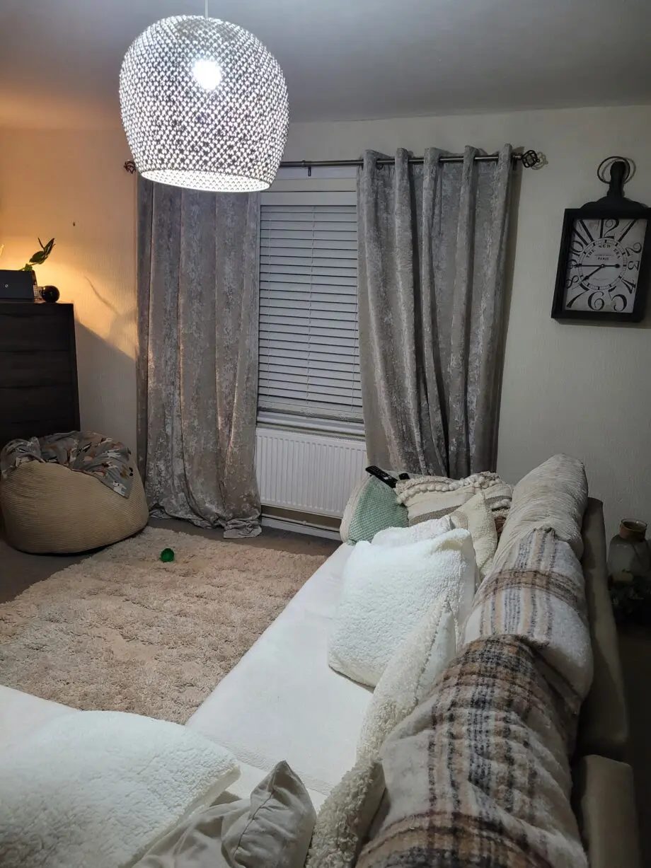 DFS cream corner Sofa