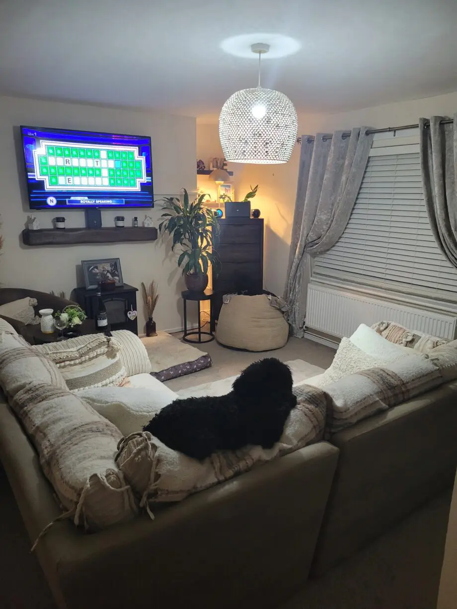 DFS cream corner Sofa
