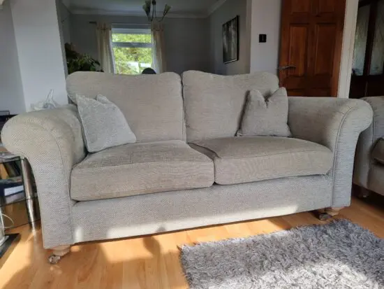 DFS Grey Morland 2-Seater Sofa (£1,250 original price)