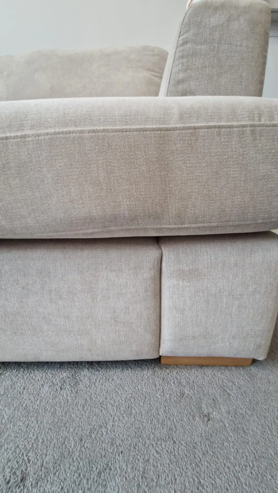Freya 4 seater corner sofa with large storage Footstool