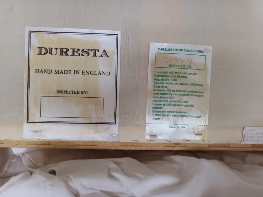 Duresta Gold Traditional Sofa suite