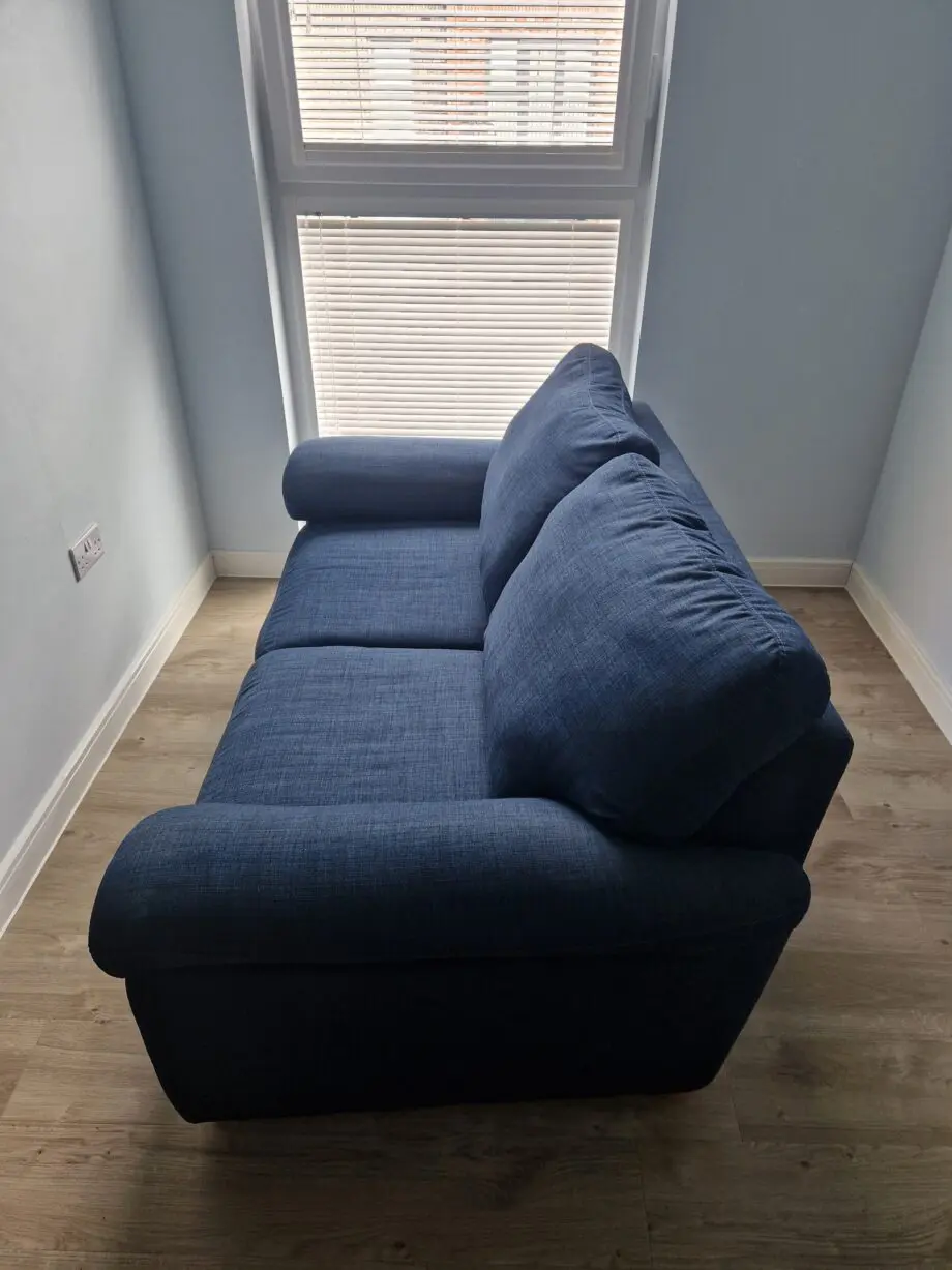 John Lewis & Partners Camden Medium 2 Seater Double Sofa Bed - Blue