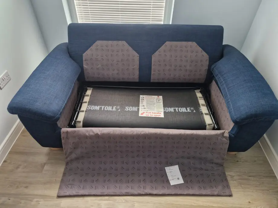 John Lewis & Partners Camden Medium 2 Seater Double Sofa Bed - Blue
