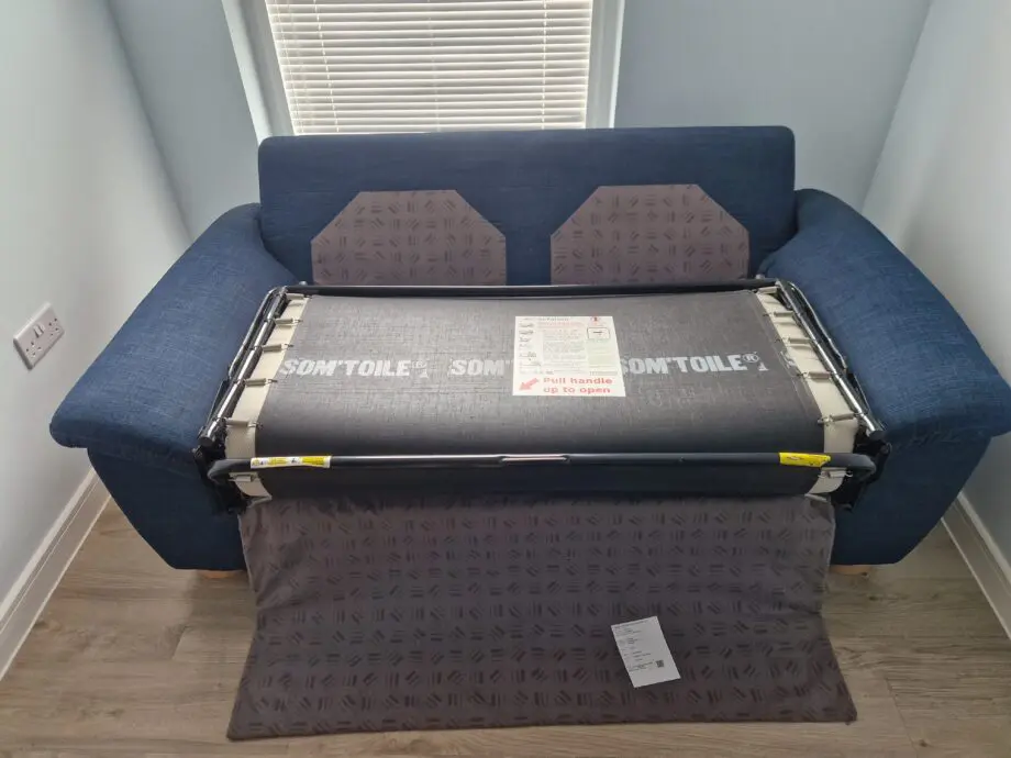 John Lewis & Partners Camden Medium 2 Seater Double Sofa Bed - Blue