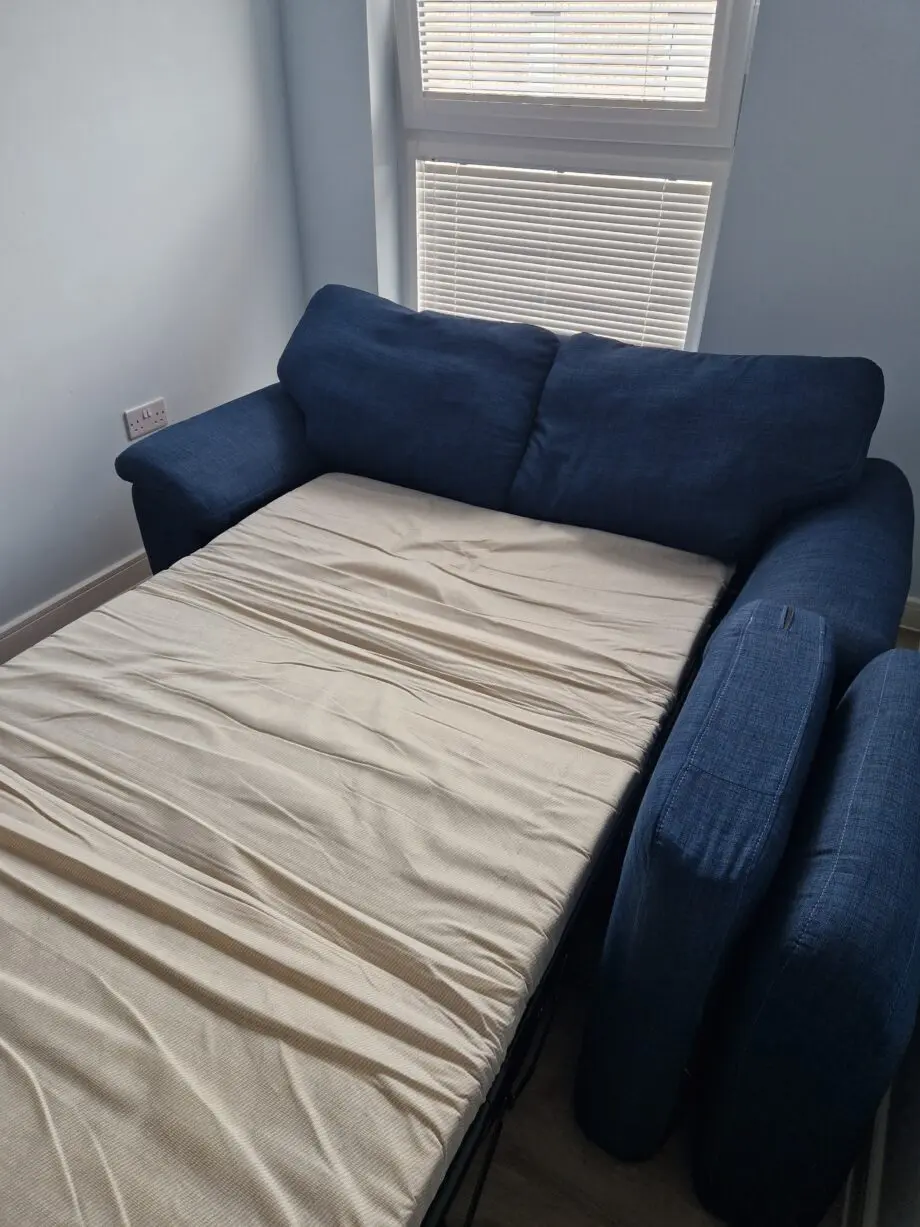 John Lewis & Partners Camden Medium 2 Seater Double Sofa Bed - Blue