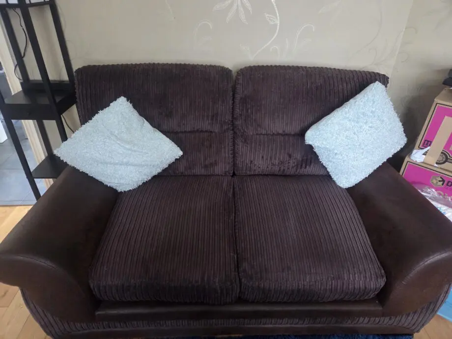 DFS brown sofa set