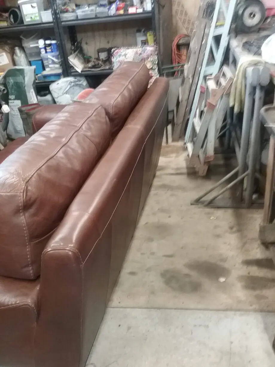2 seater leather sofa