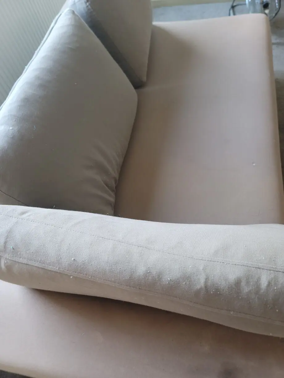 Masons du monde - Taupe colored modular sofa left armrest