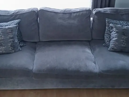 SOFA SET! x1 - 4 seater sofa and x1 - 3 seater sofa both charcoal colour