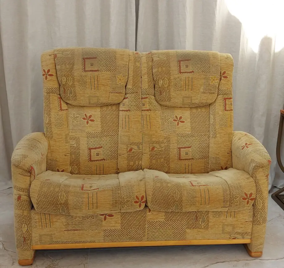 2 seater manual recliner sofa