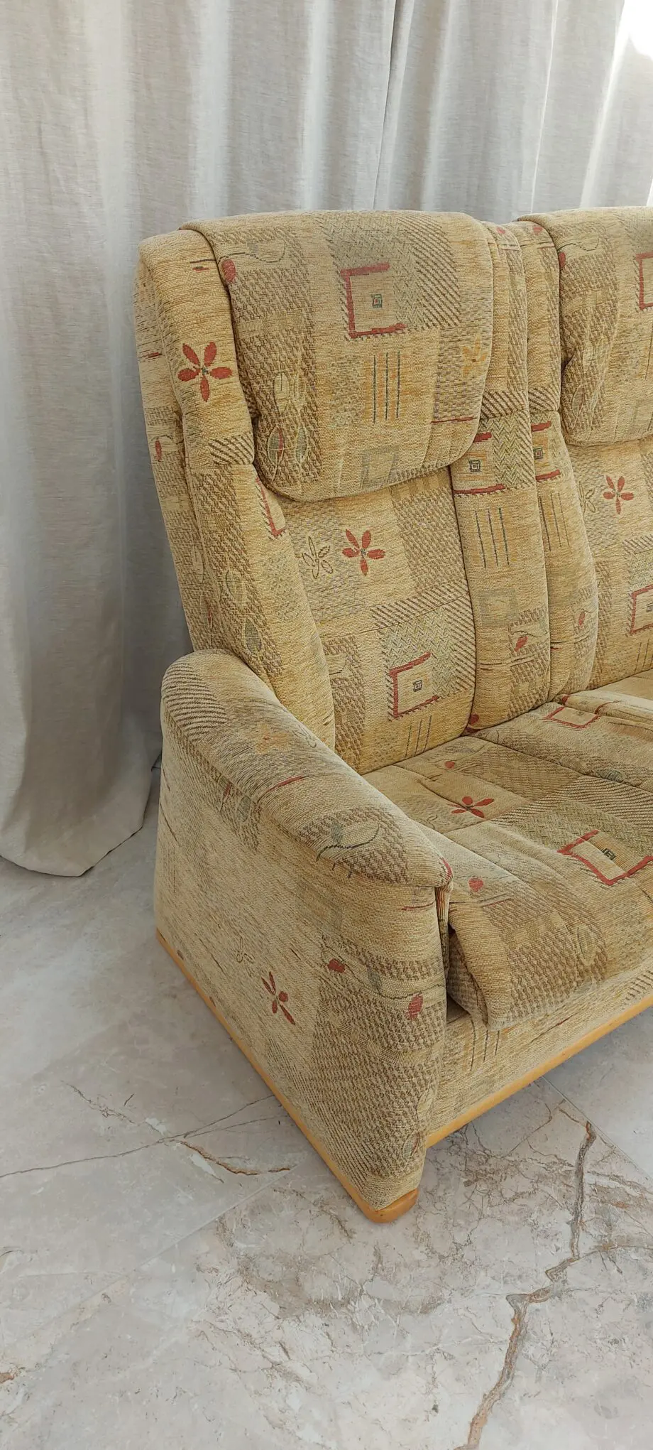 2 seater manual recliner sofa
