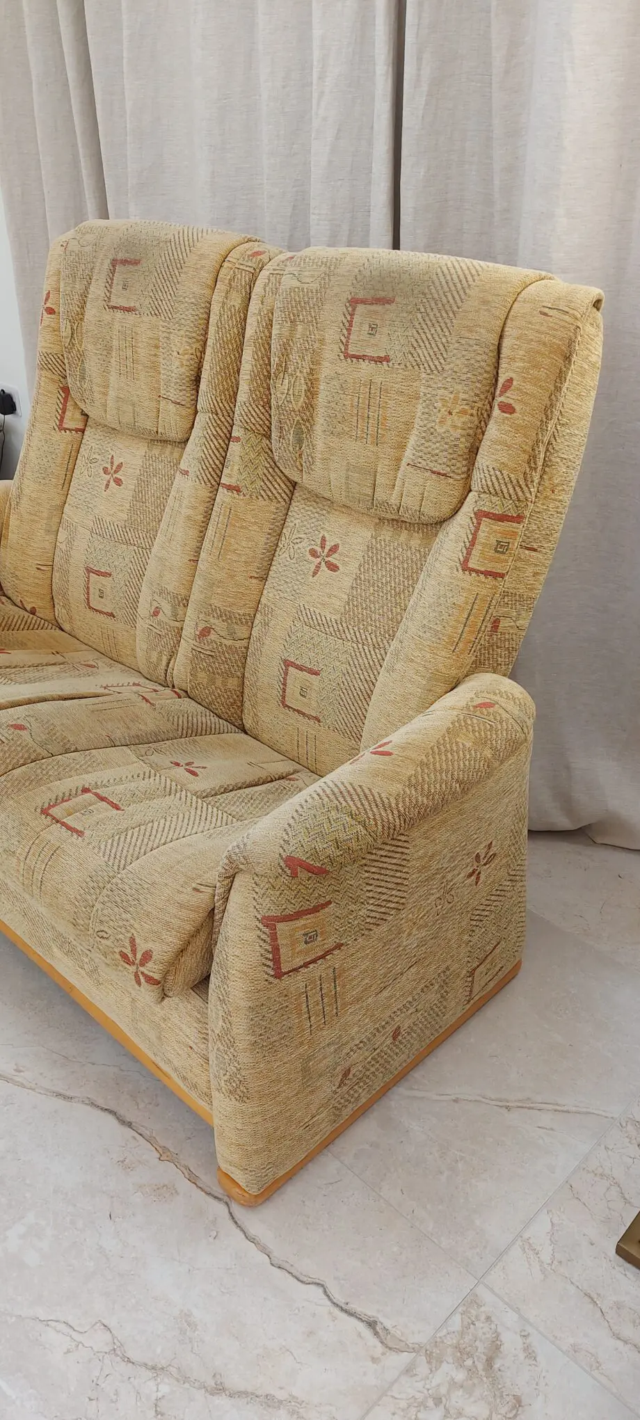 2 seater manual recliner sofa