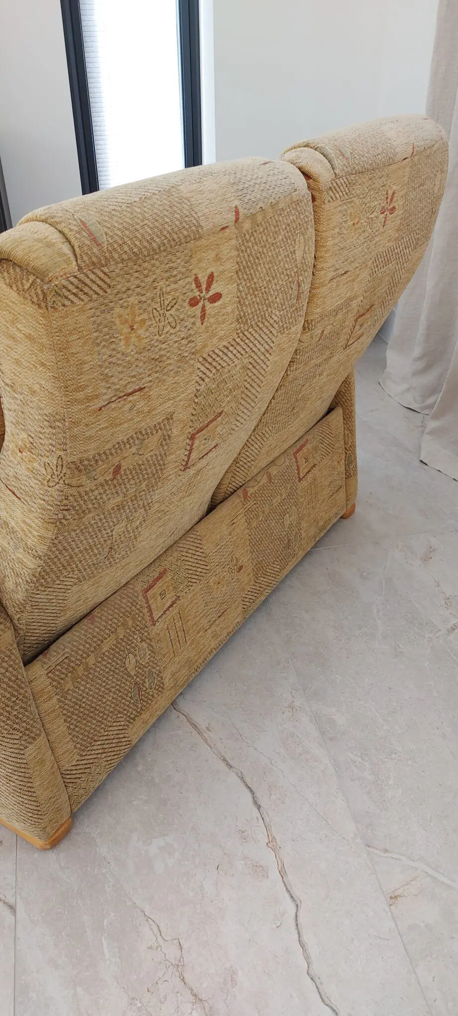 2 seater manual recliner sofa