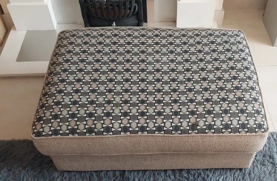 OFFERS WELCOME SCS Beige Sofa, Armchair & Footstool Set – Excellent Condition