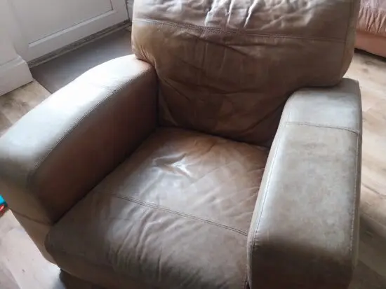 DFS Caesar tan Armchair