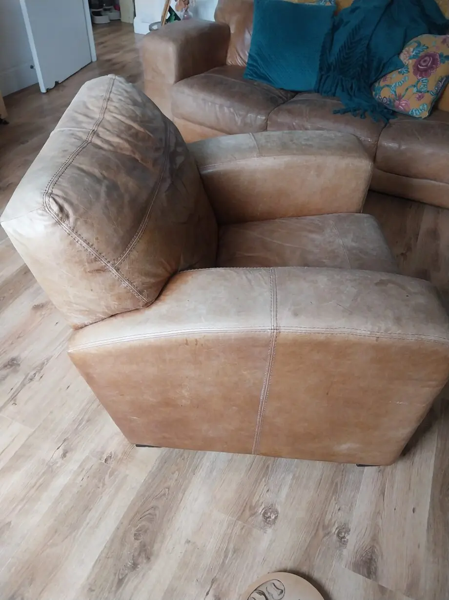 DFS Caesar tan Armchair
