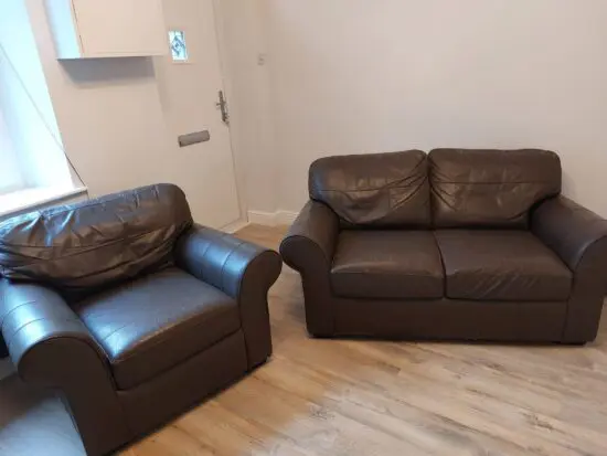 Brown leather