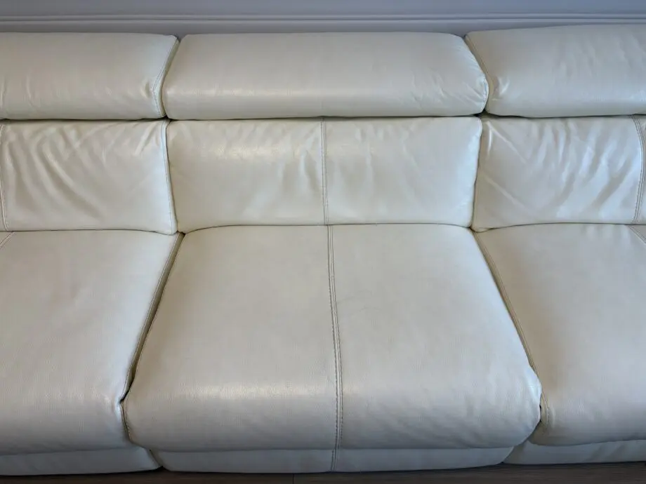 Furniture Village 4 seater electric incliner sofa - White